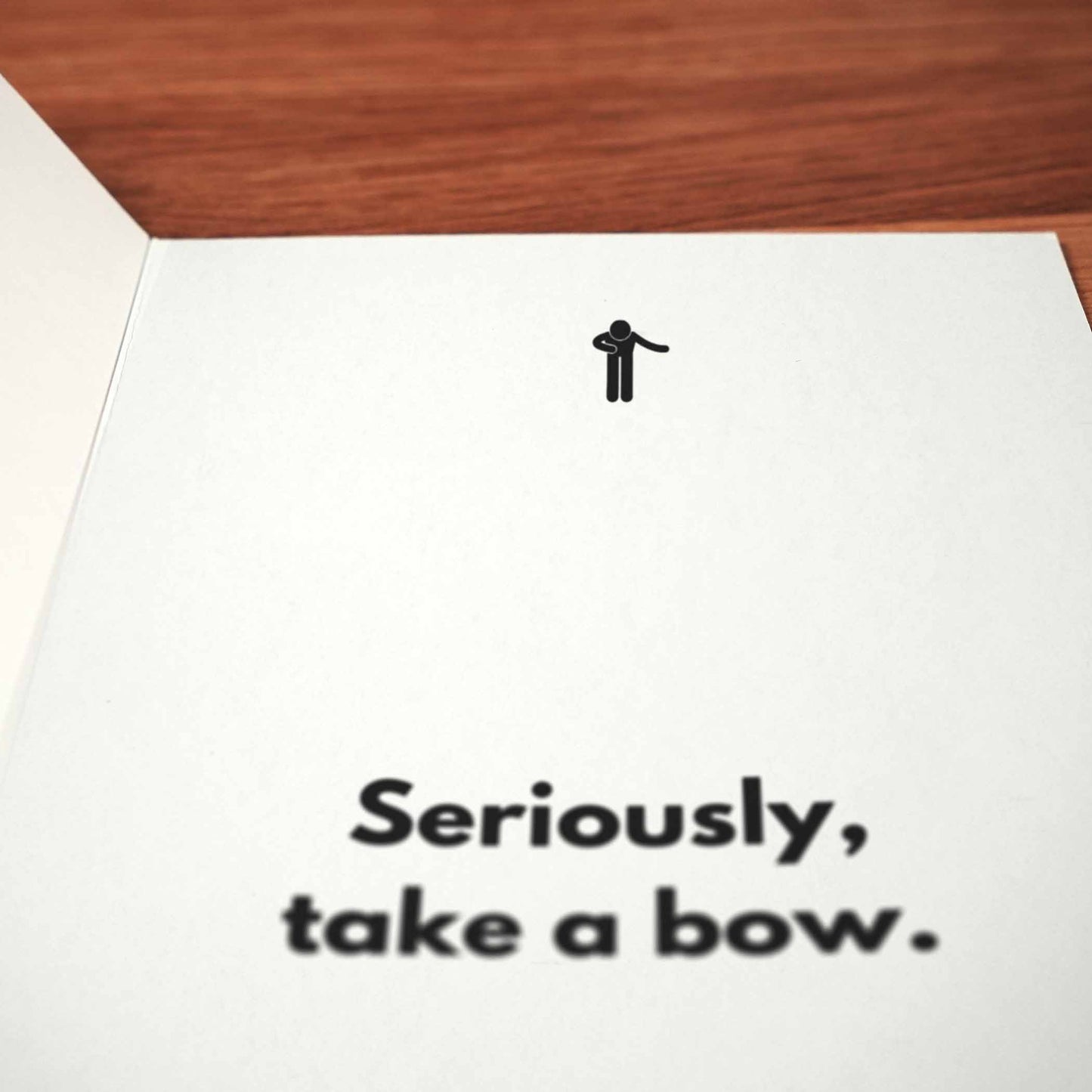 Owe You Big time Thank You Card - Minimalist Studio