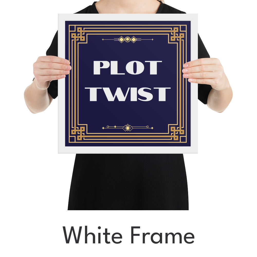 Plot Twist Art Print - Minimalist Studio