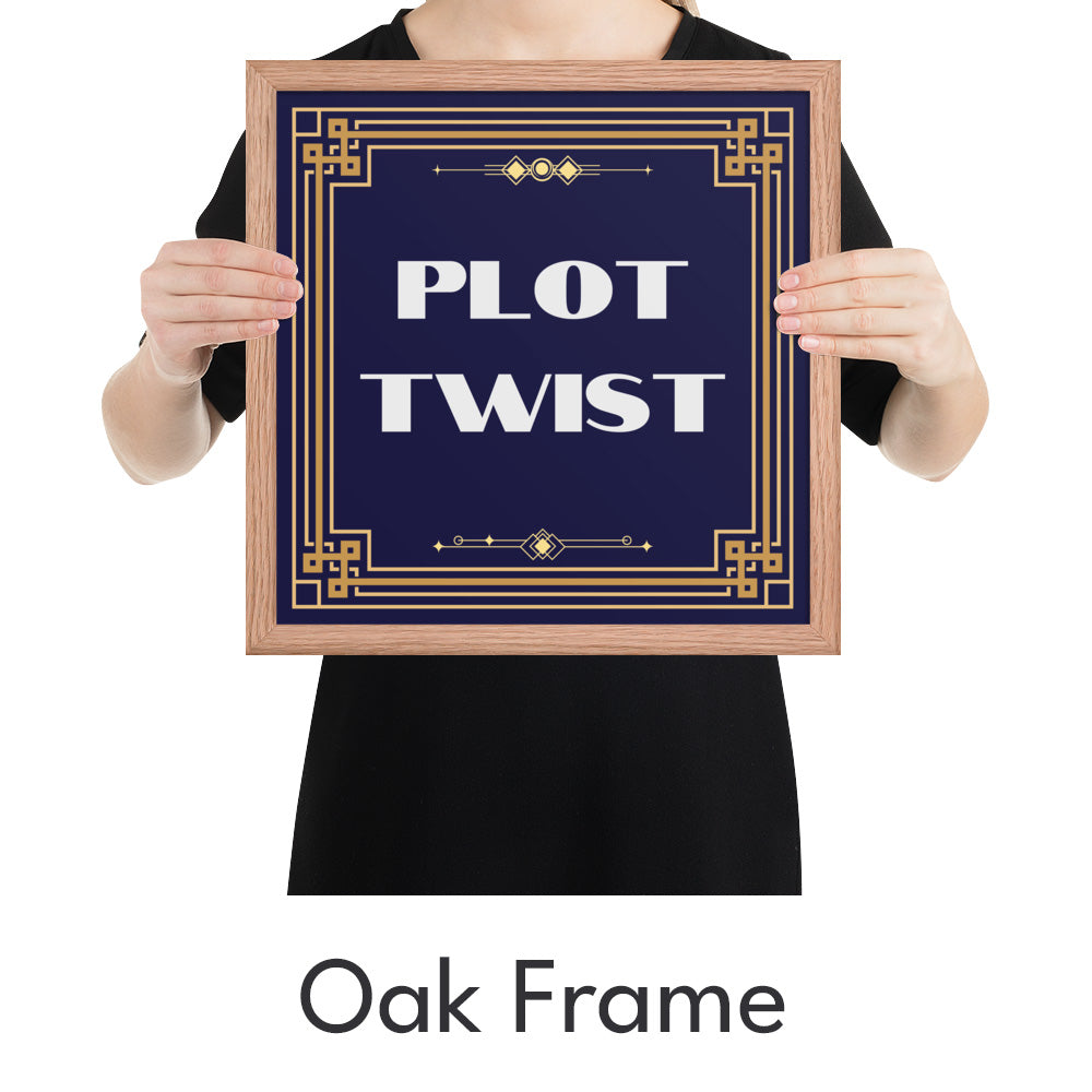 Plot Twist Art Print - Minimalist Studio