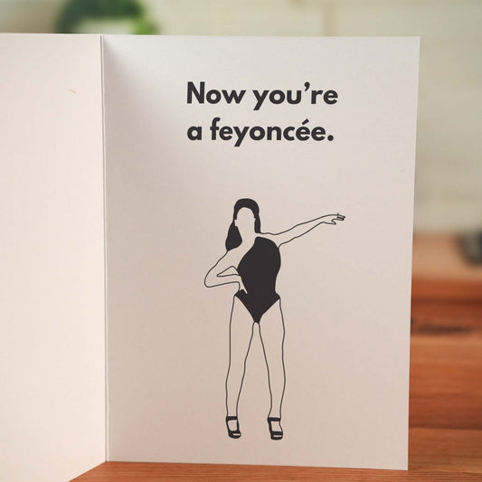 He Put a Ring On It Engagement Card - Minimalist Studio