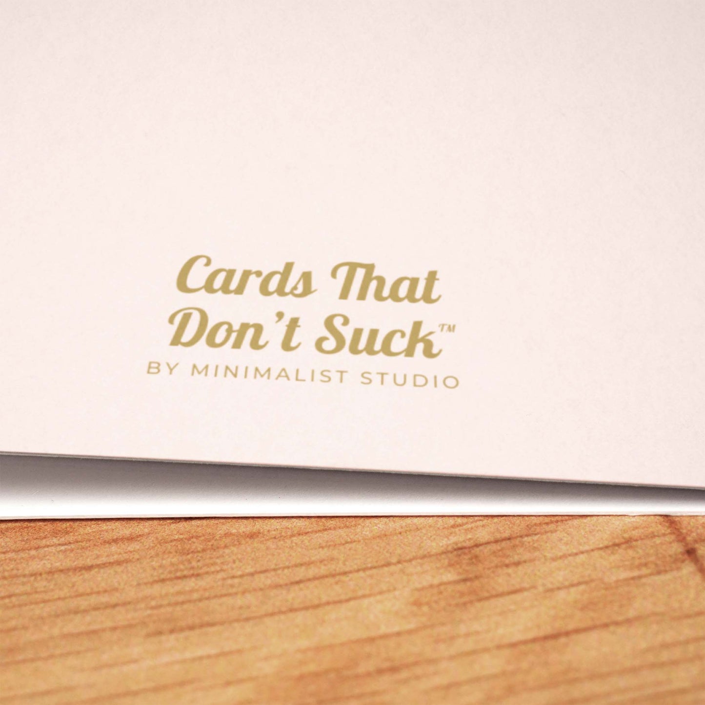 He Put a Ring On It Engagement Card - Minimalist Studio