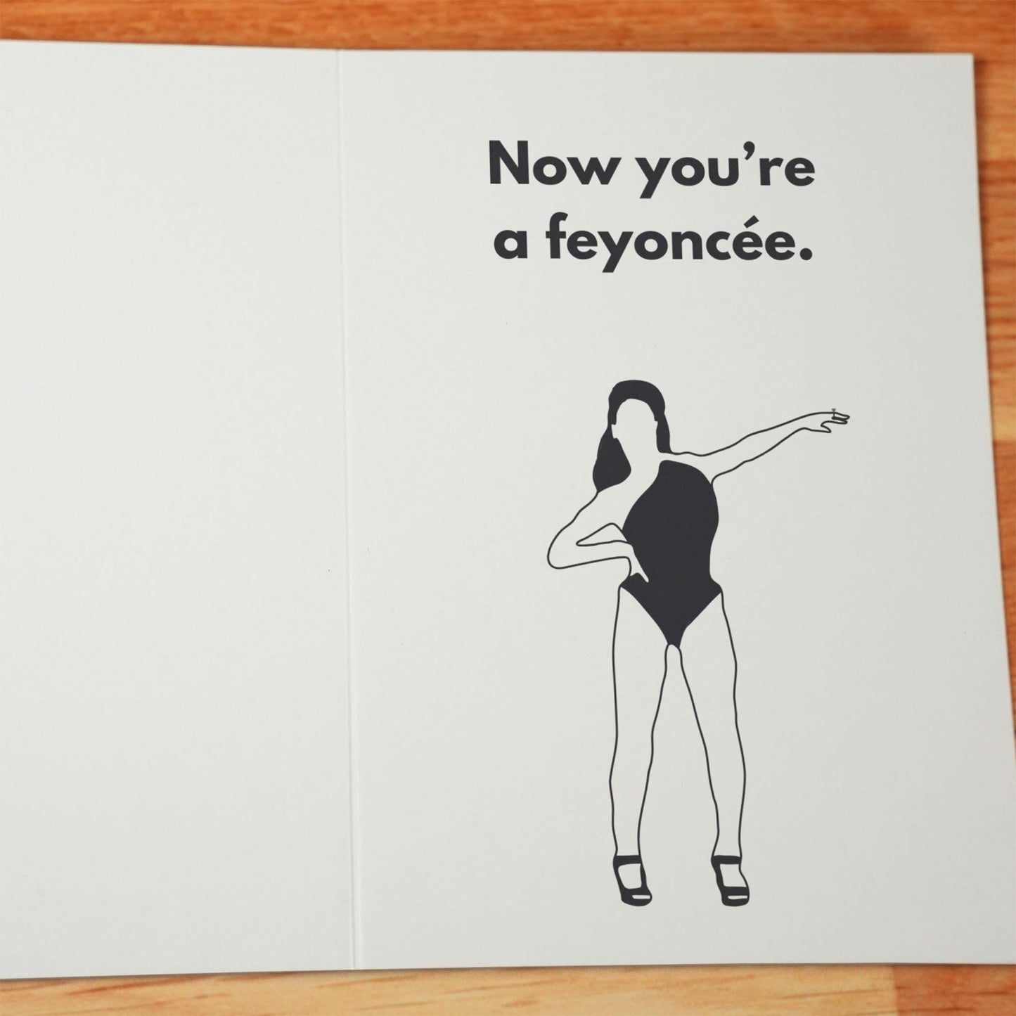 He Put a Ring On It Engagement Card - Minimalist Studio