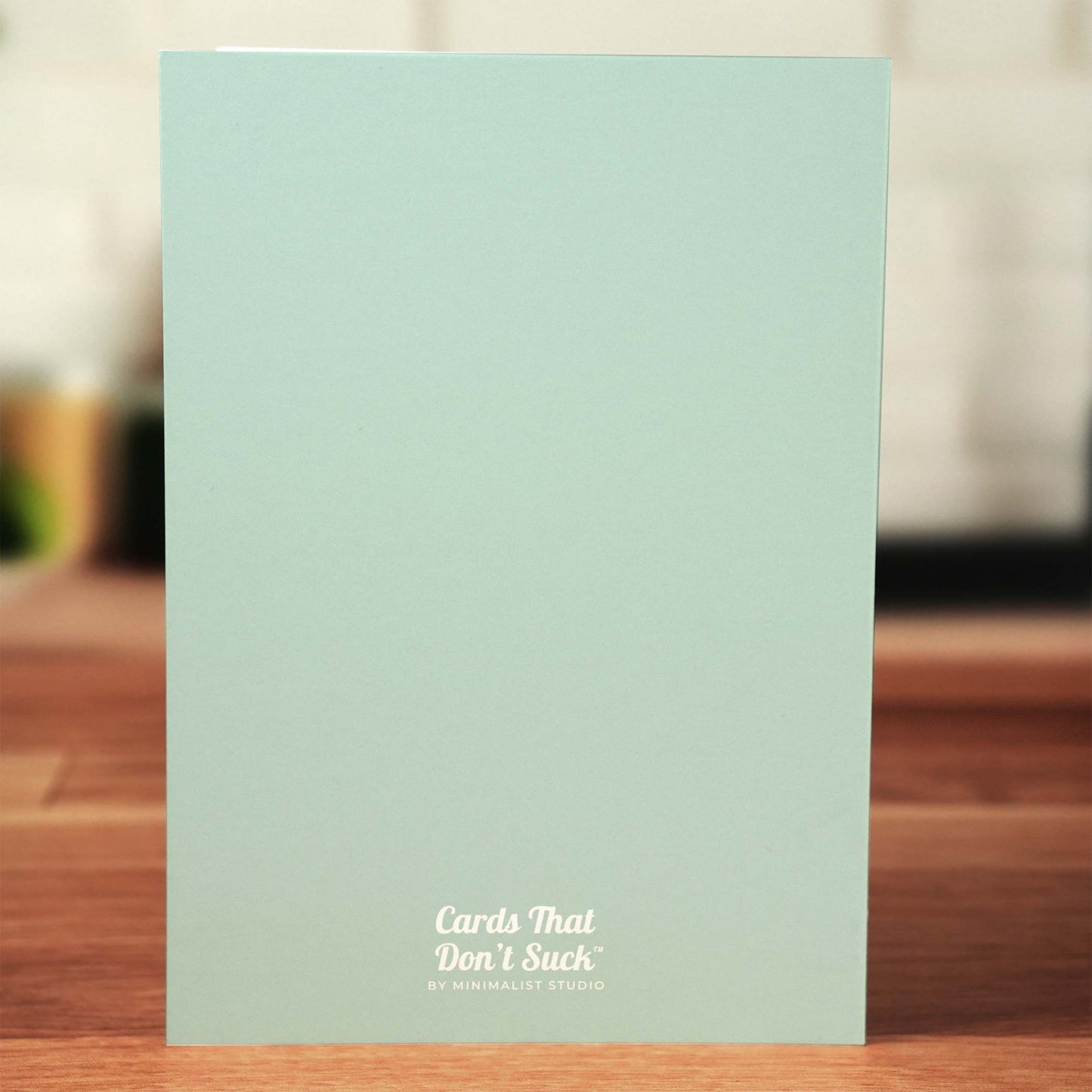 Raising Themself New Baby Card - Minimalist Studio