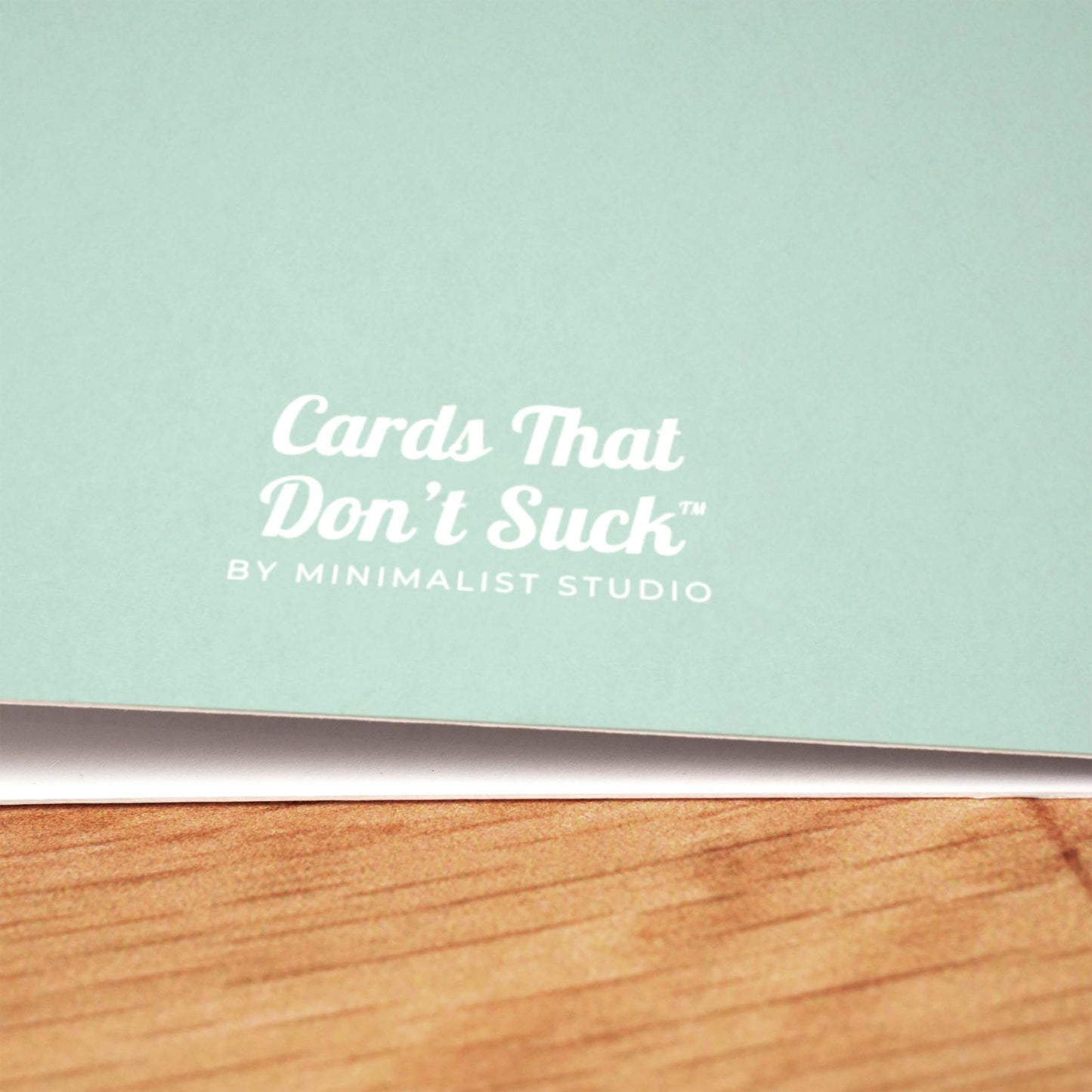 Raising Themself New Baby Card - Minimalist Studio