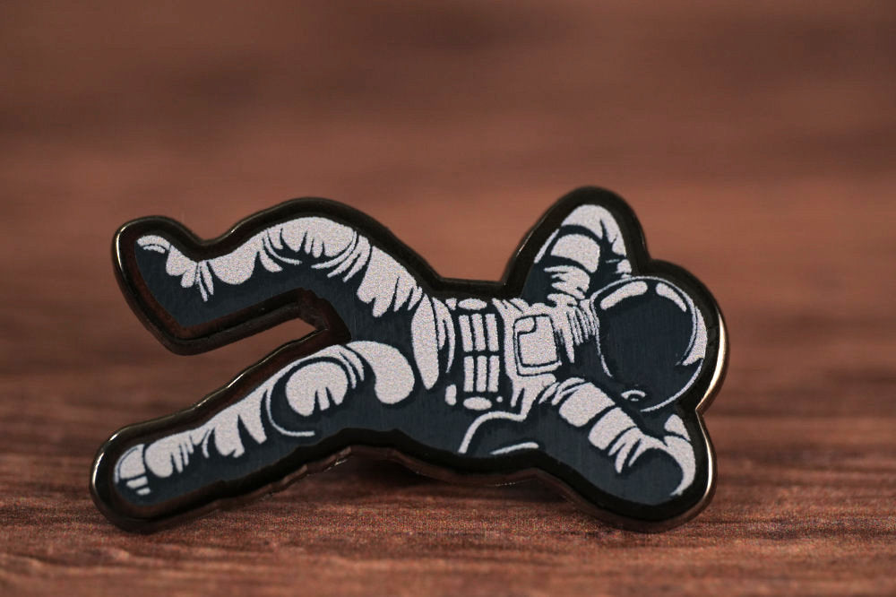 Relaxtronaut Hard Enamel Pin - Minimalist Studio