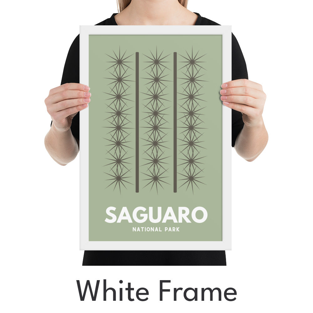 Saguaro National Park Art Print - Minimalist Studio