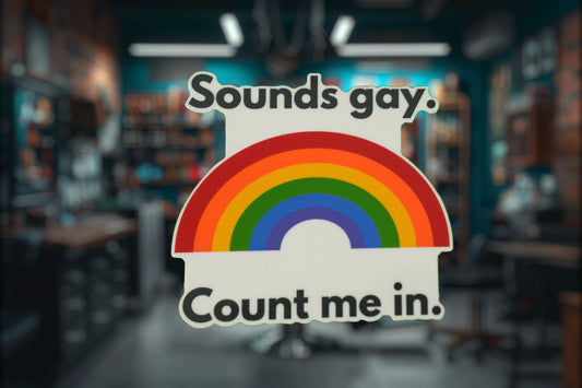 Sounds Gay Temporary Tattoo - Minimalist Studio
