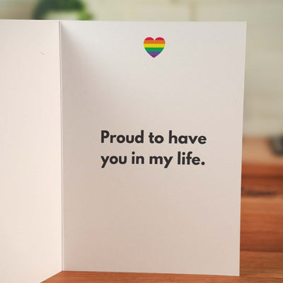Sounds Gay Pride Card - Minimalist Studio
