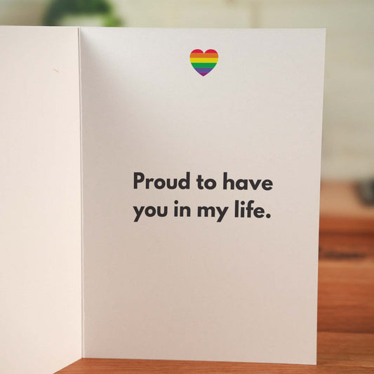 Sounds Gay Pride Card - Minimalist Studio