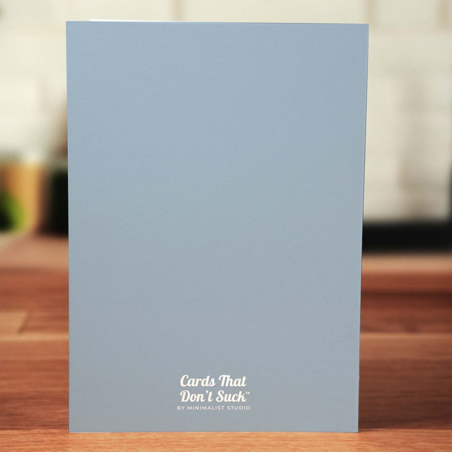 Terrible at Goodbyes Card - Minimalist Studio