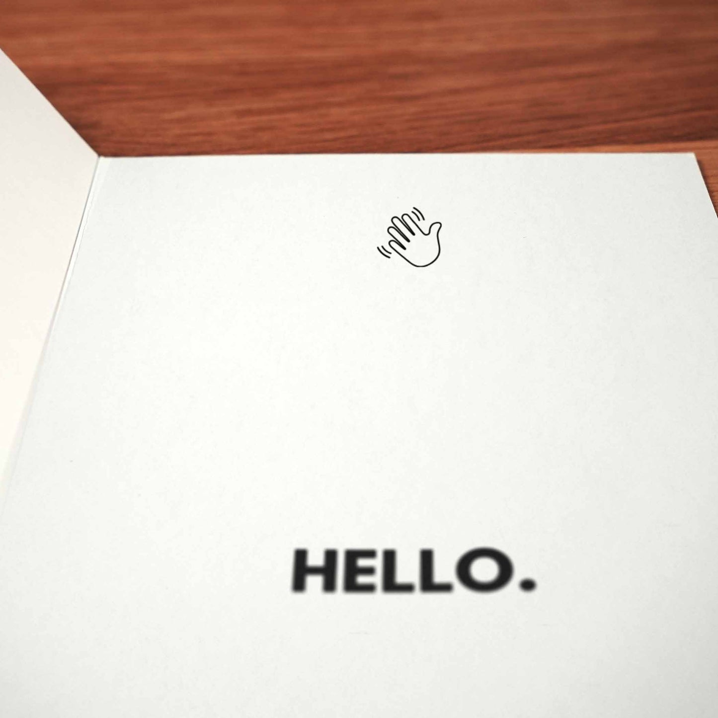 Terrible at Goodbyes Card - Minimalist Studio