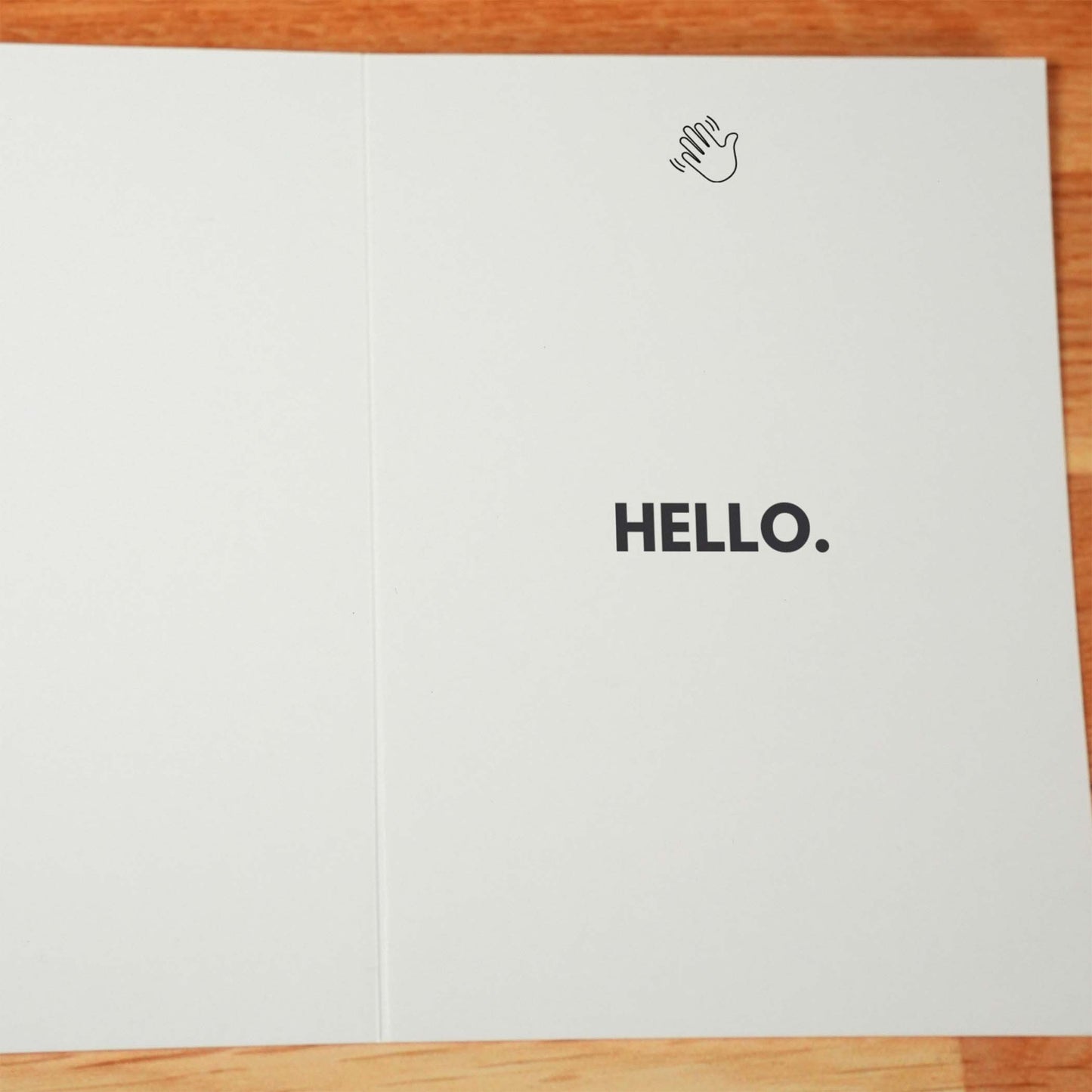 Terrible at Goodbyes Card - Minimalist Studio