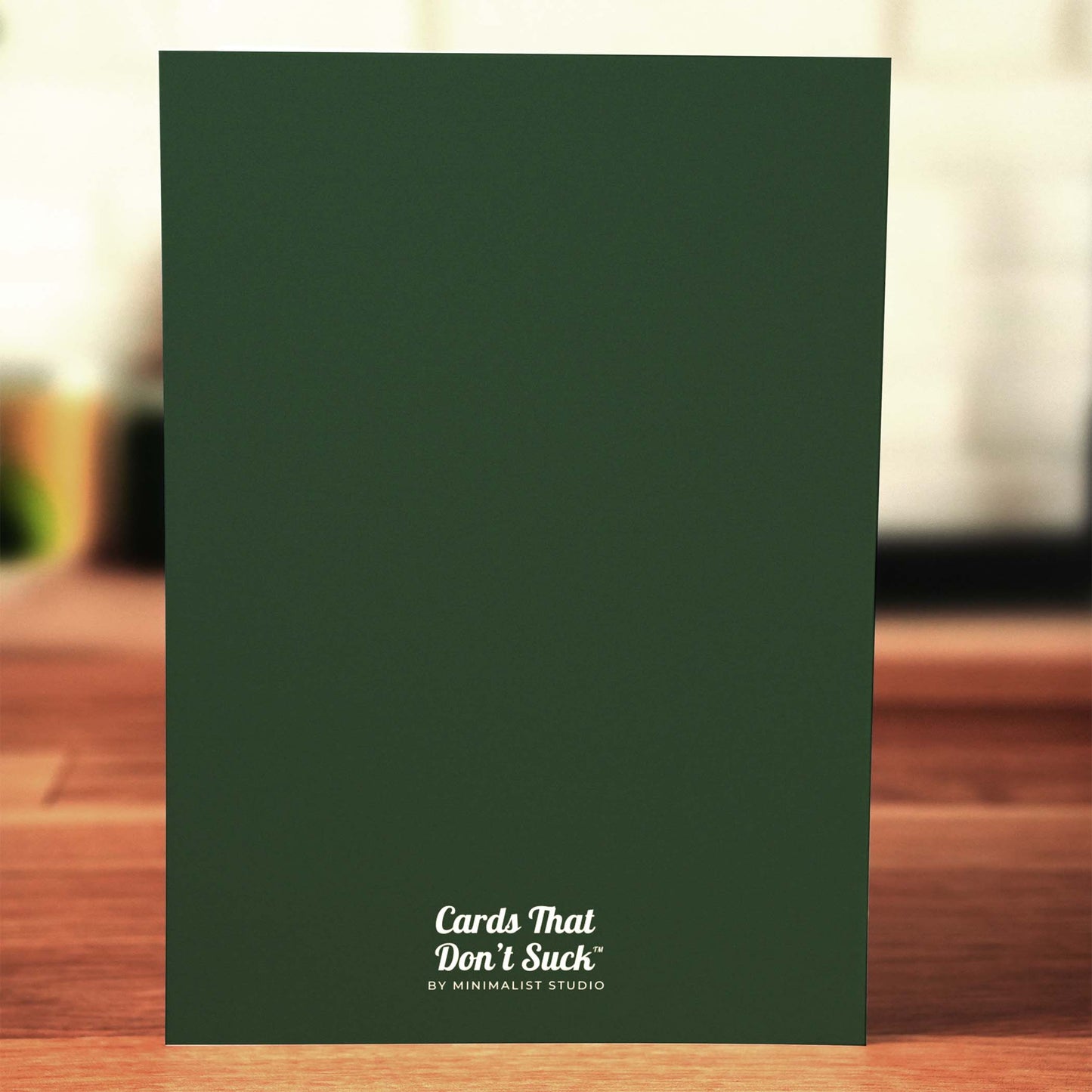 Thanks Toughing This Out Card - Minimalist Studio
