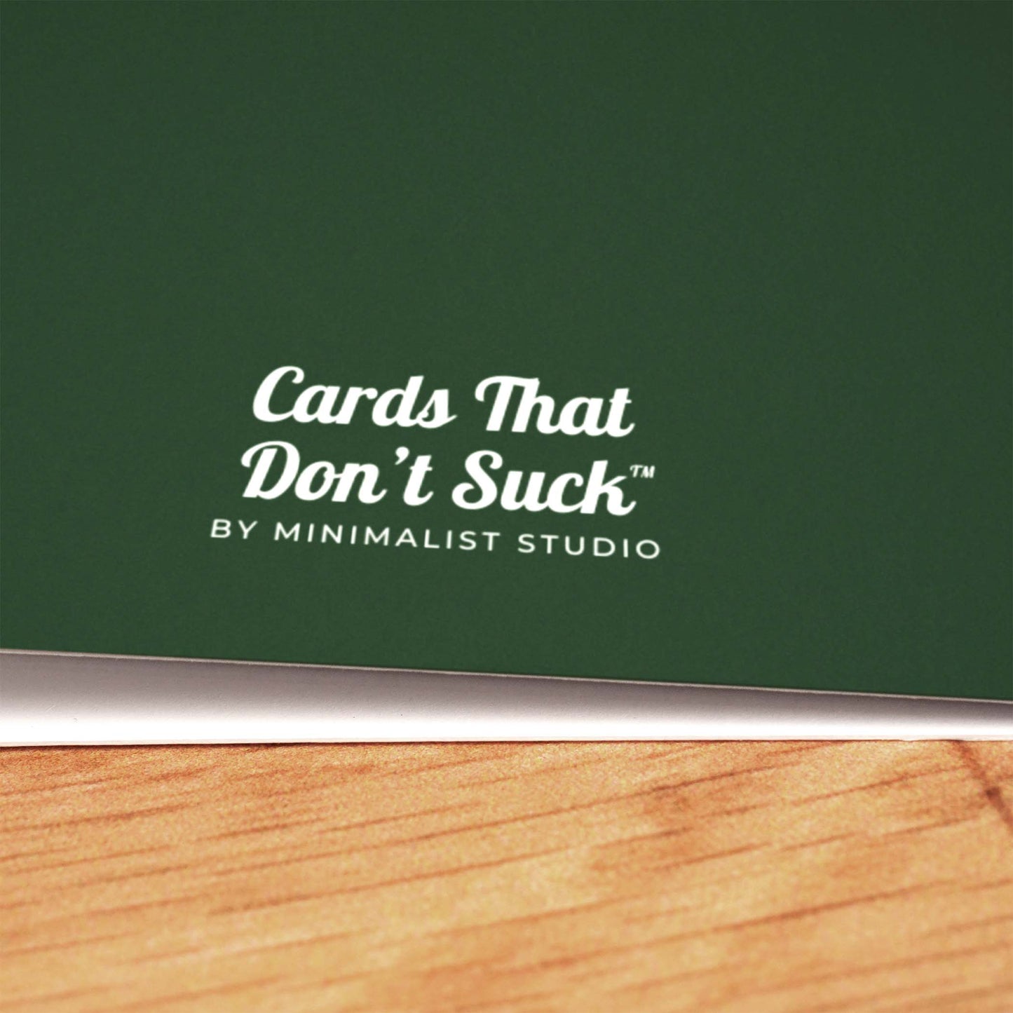 Thanks Toughing This Out Card - Minimalist Studio