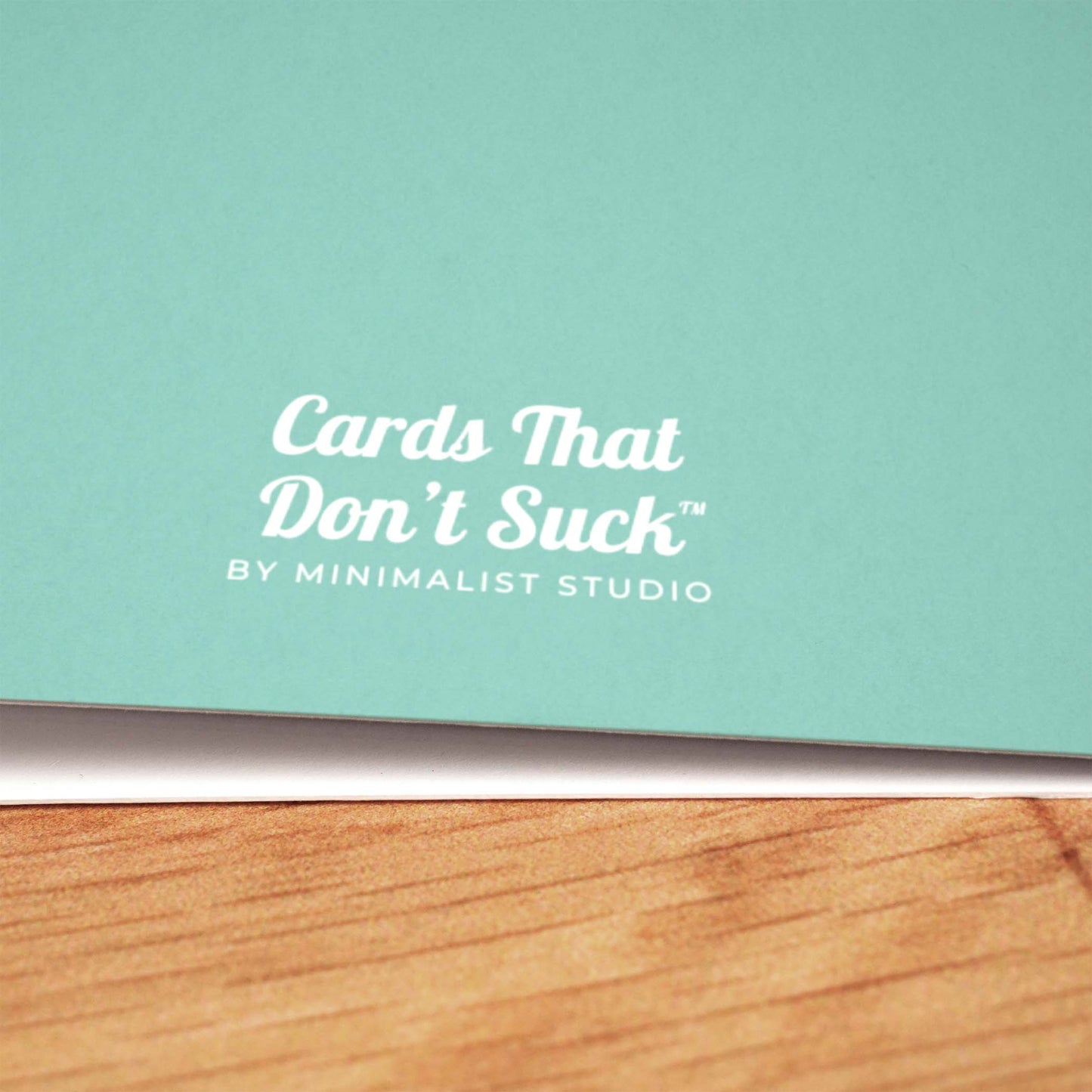Three Cheers Birthday Card - Minimalist Studio