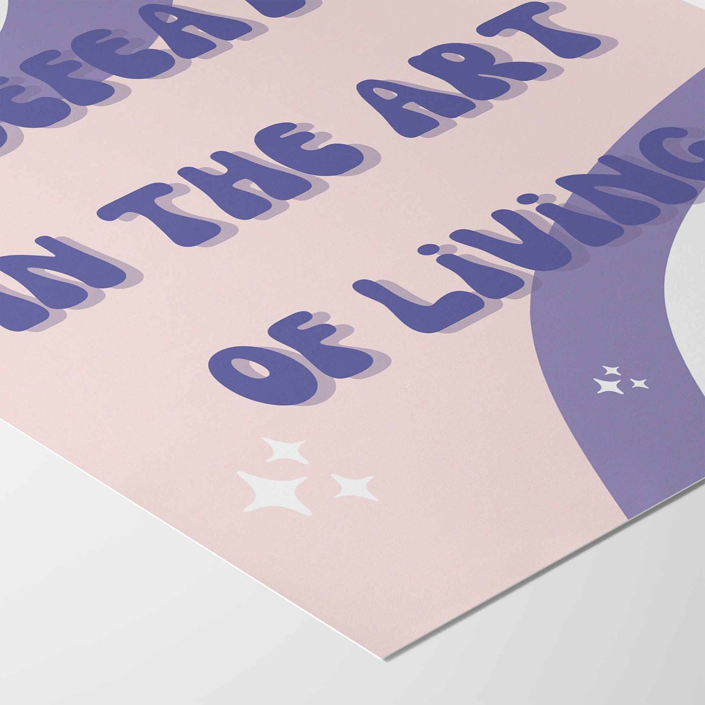Undefeated Art of Living Art Print - Minimalist Studio