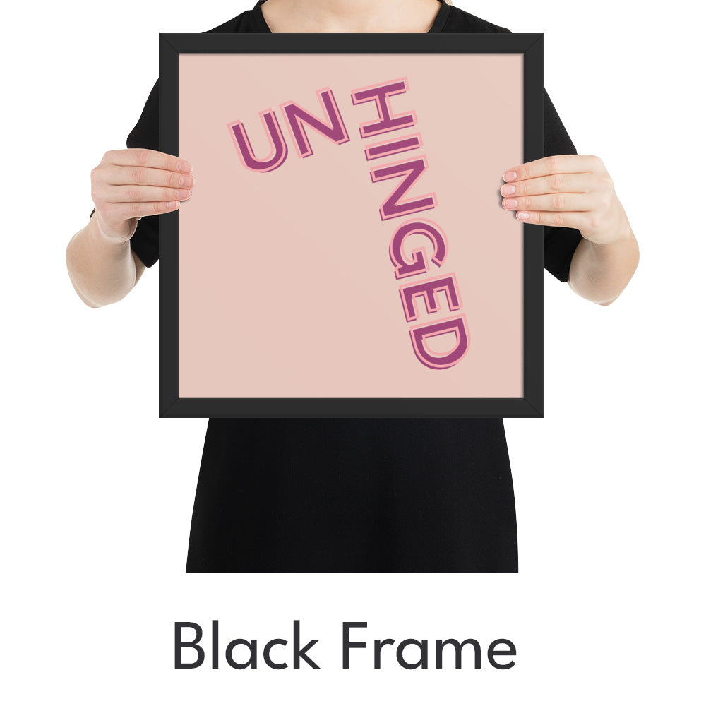 Unhinged Art Print - Minimalist Studio