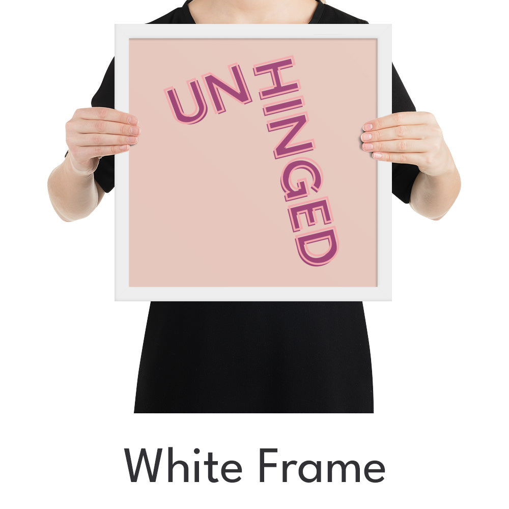 Unhinged Art Print - Minimalist Studio