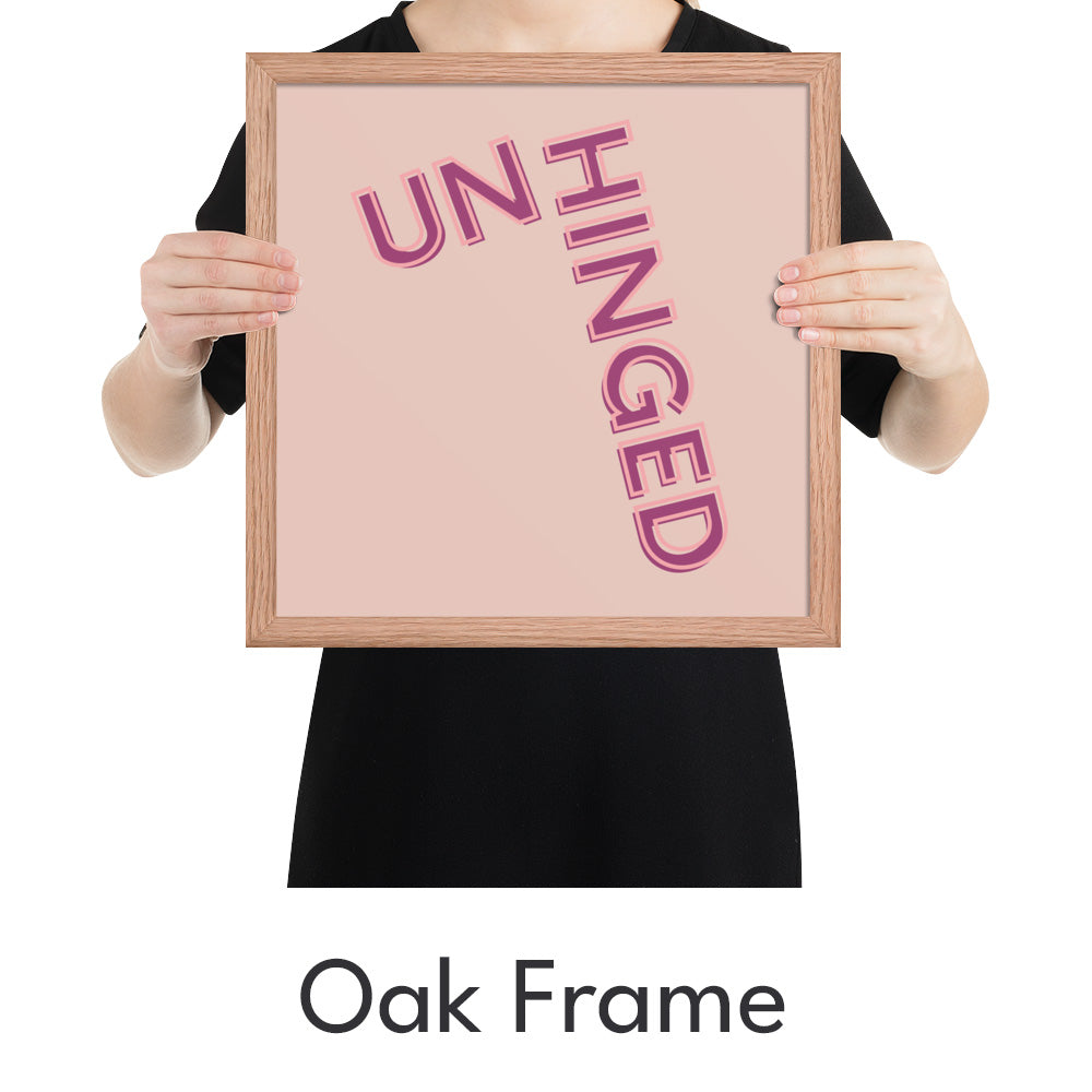 Unhinged Art Print - Minimalist Studio