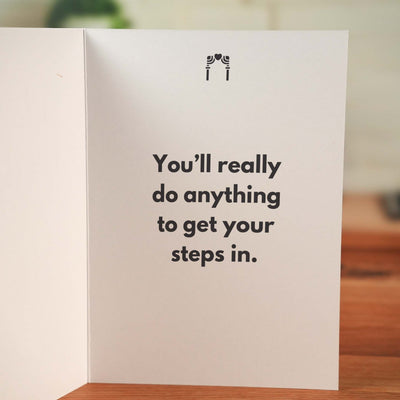 Walking Down the Aisle Wedding Card - Minimalist Studio