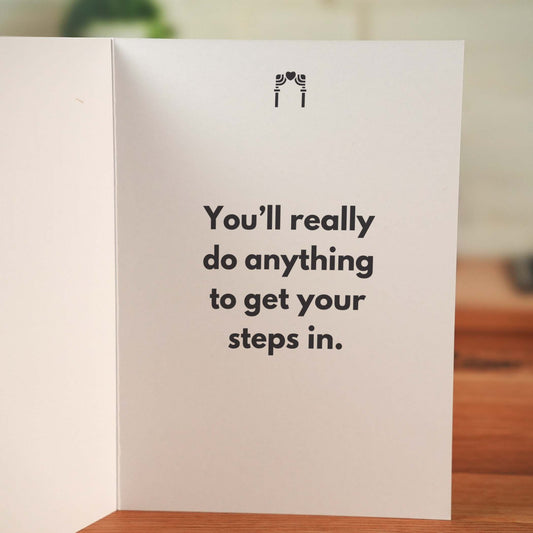 Walking Down the Aisle Wedding Card - Minimalist Studio