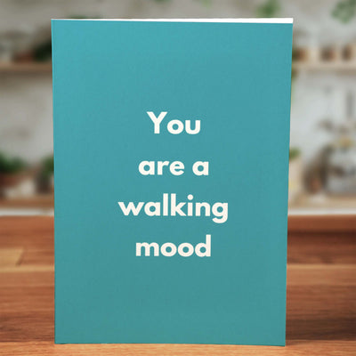 Walking Mood Card - Minimalist Studio