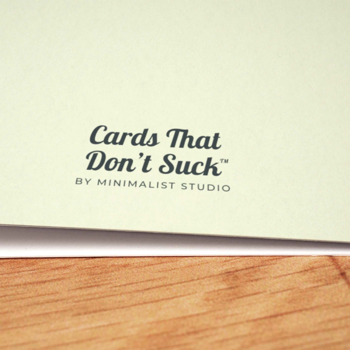 Worrying Works Card - Minimalist Studio