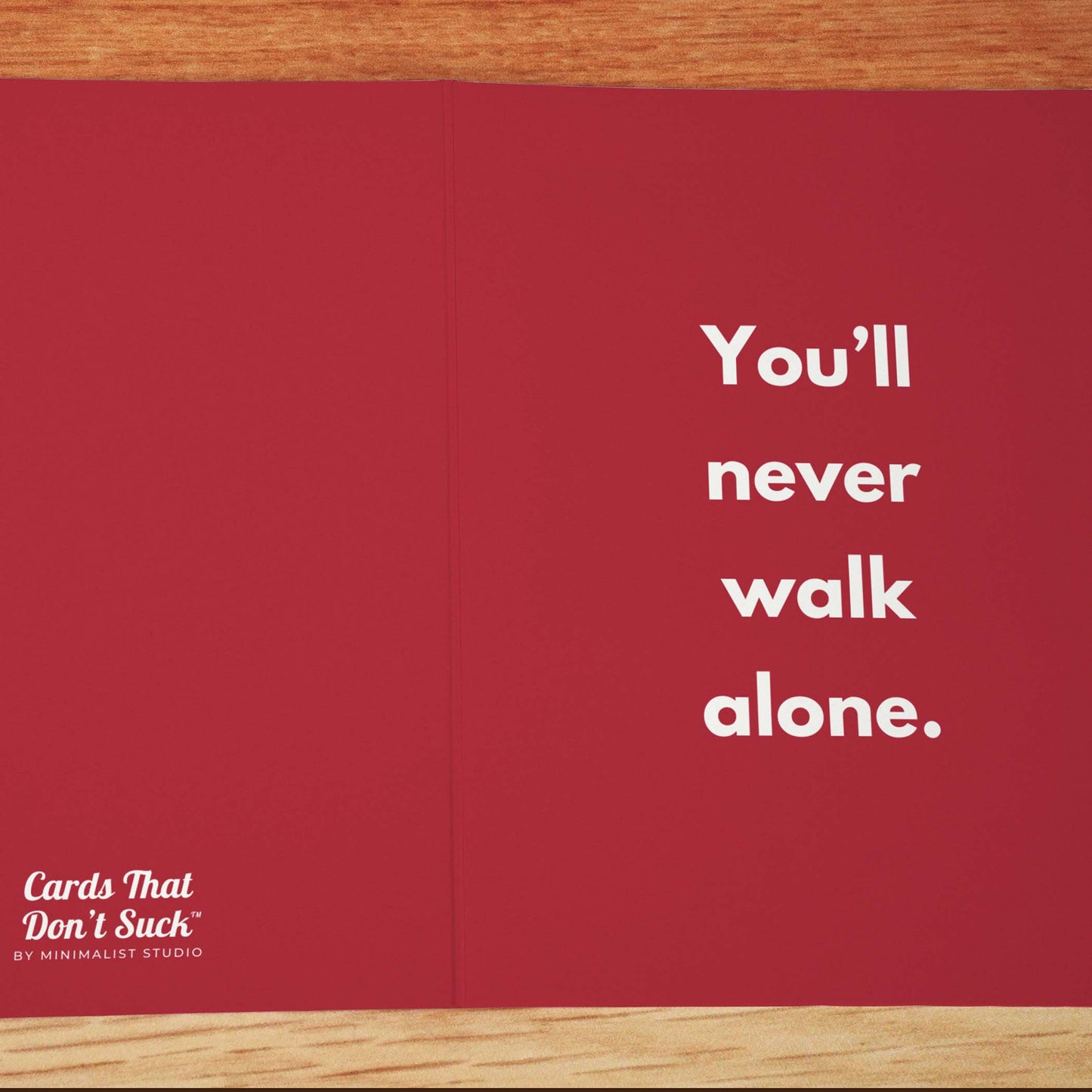 YNWA Card - Minimalist Studio