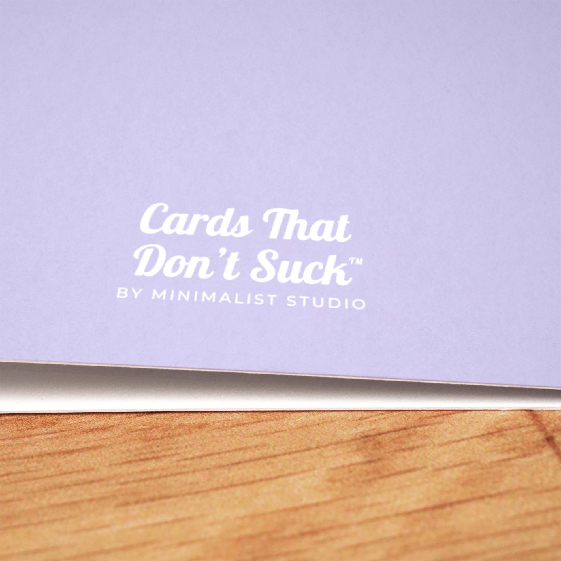 40 Was Old Birthday Card - Minimalist Studio