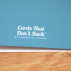 You Are a Fucking Vibe Card - Minimalist Studio