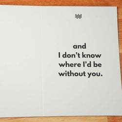 You Are a Fucking Vibe Card - Minimalist Studio