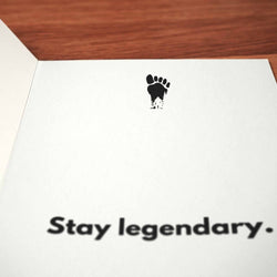 Bigfoot Believe Card - Minimalist Studio