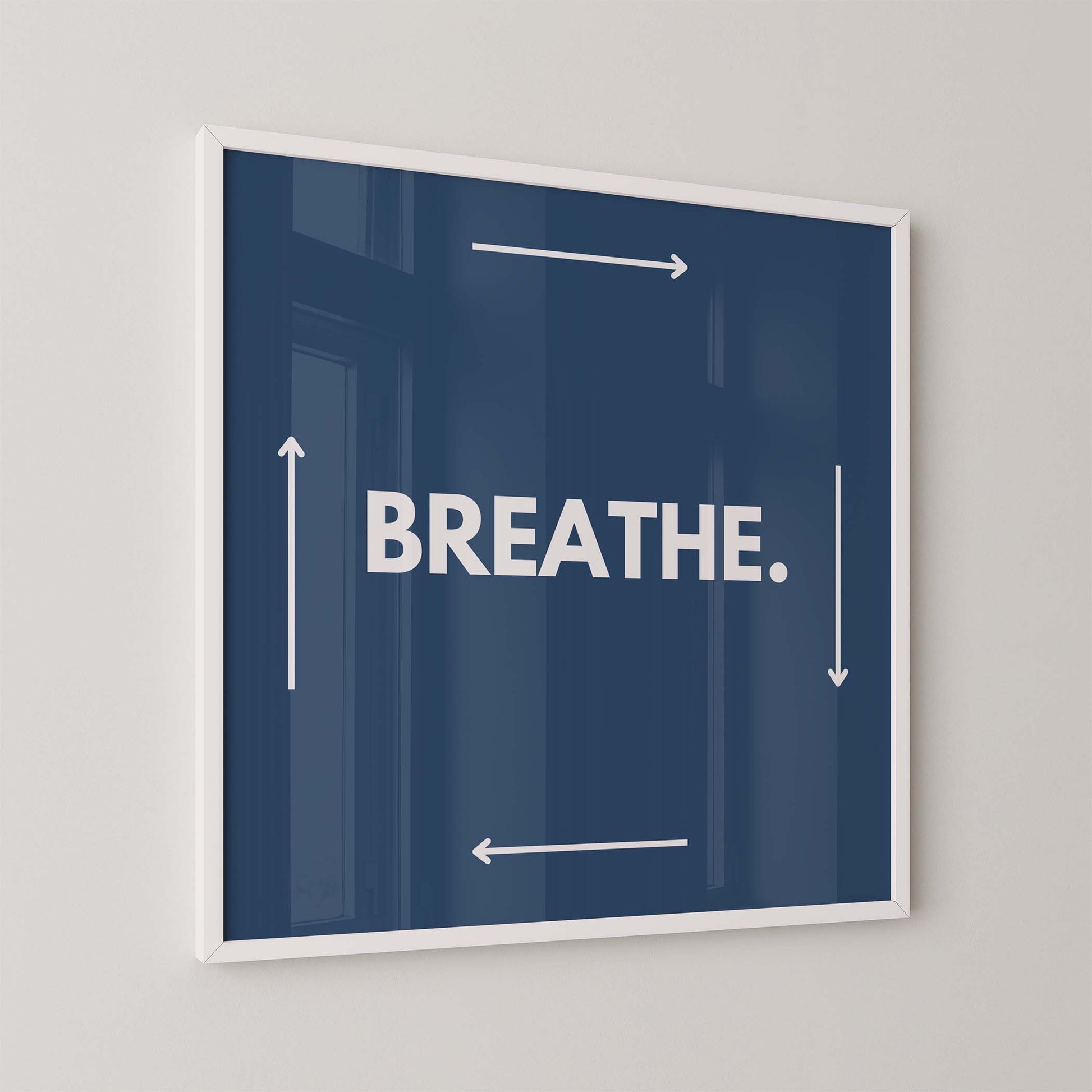 Breathe Art Print - Minimalist Studio