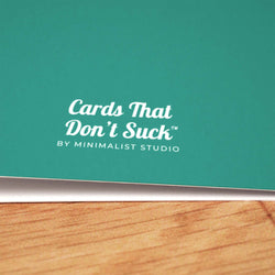 Breathe Through Nose Card - Minimalist Studio