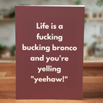Bucking Bronco Card - Minimalist Studio