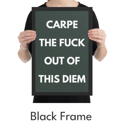 Carpe Diem Art Print - Minimalist Studio