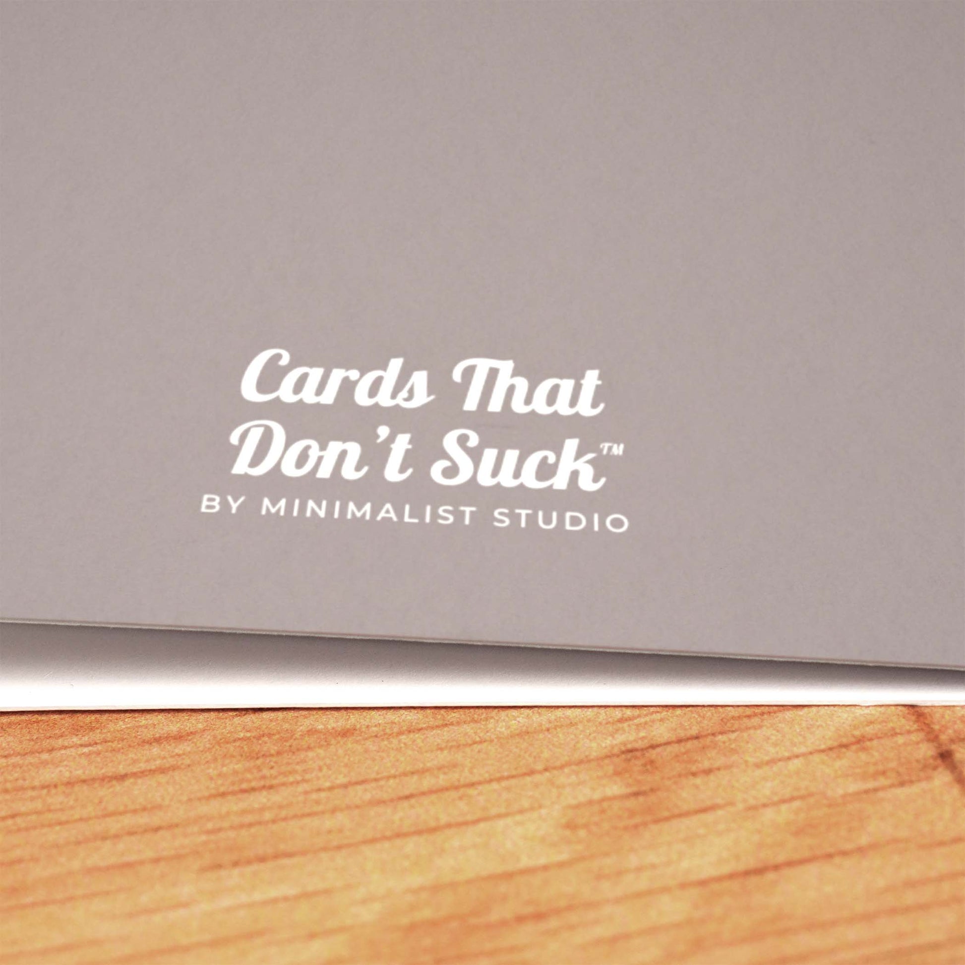 Closer to Death Birthday Card - Minimalist Studio