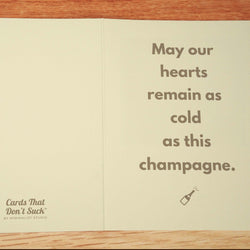Cold Champagne Card - Minimalist Studio