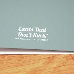 Condolences Congratulations Card - Minimalist Studio