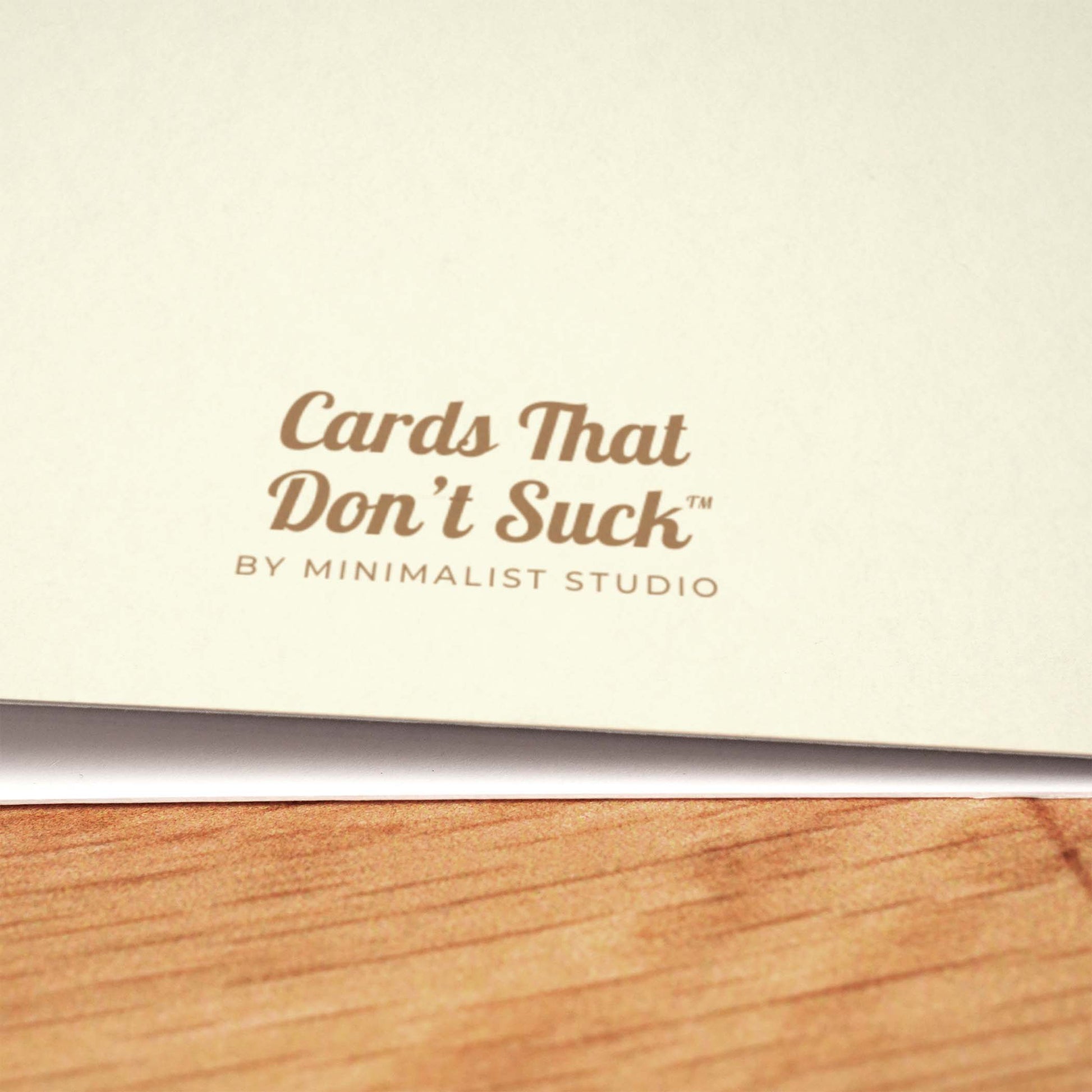 Distracted Birthday Card - Minimalist Studio