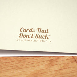 Distracted Birthday Card - Minimalist Studio