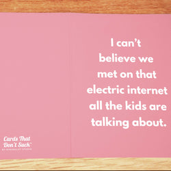 Electric Internet Card - Minimalist Studio