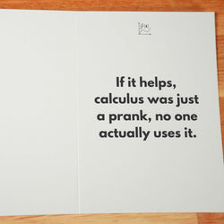 Entered Real World Graduation Card - Minimalist Studio