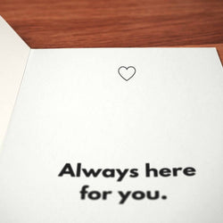 Happens For a Reason Sympathy Card - Minimalist Studio