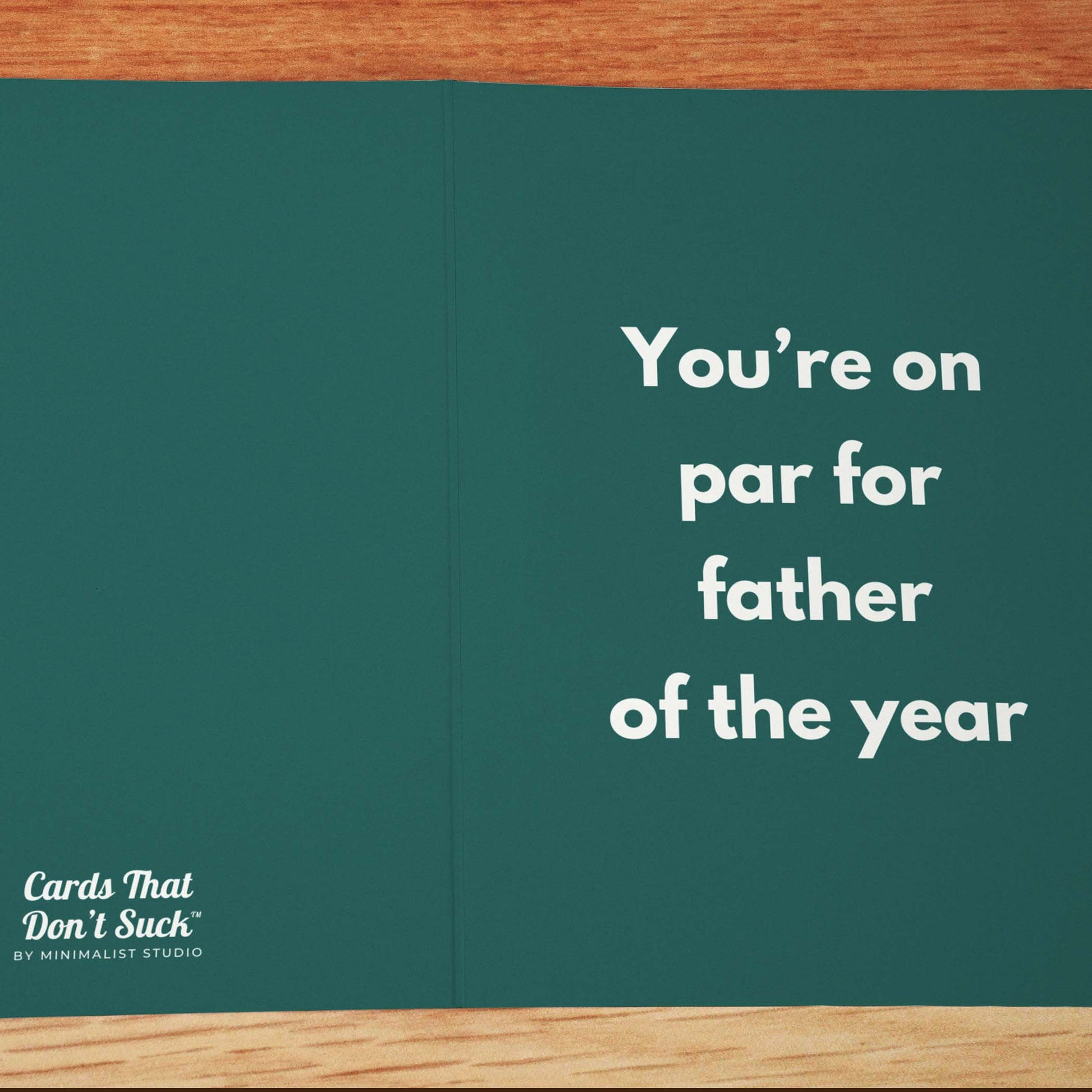 Father of the Year Card - Minimalist Studio