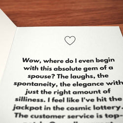 5 Stars Marry Anniversary Card - Minimalist Studio