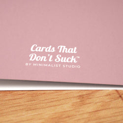 Good Person Card - Minimalist Studio