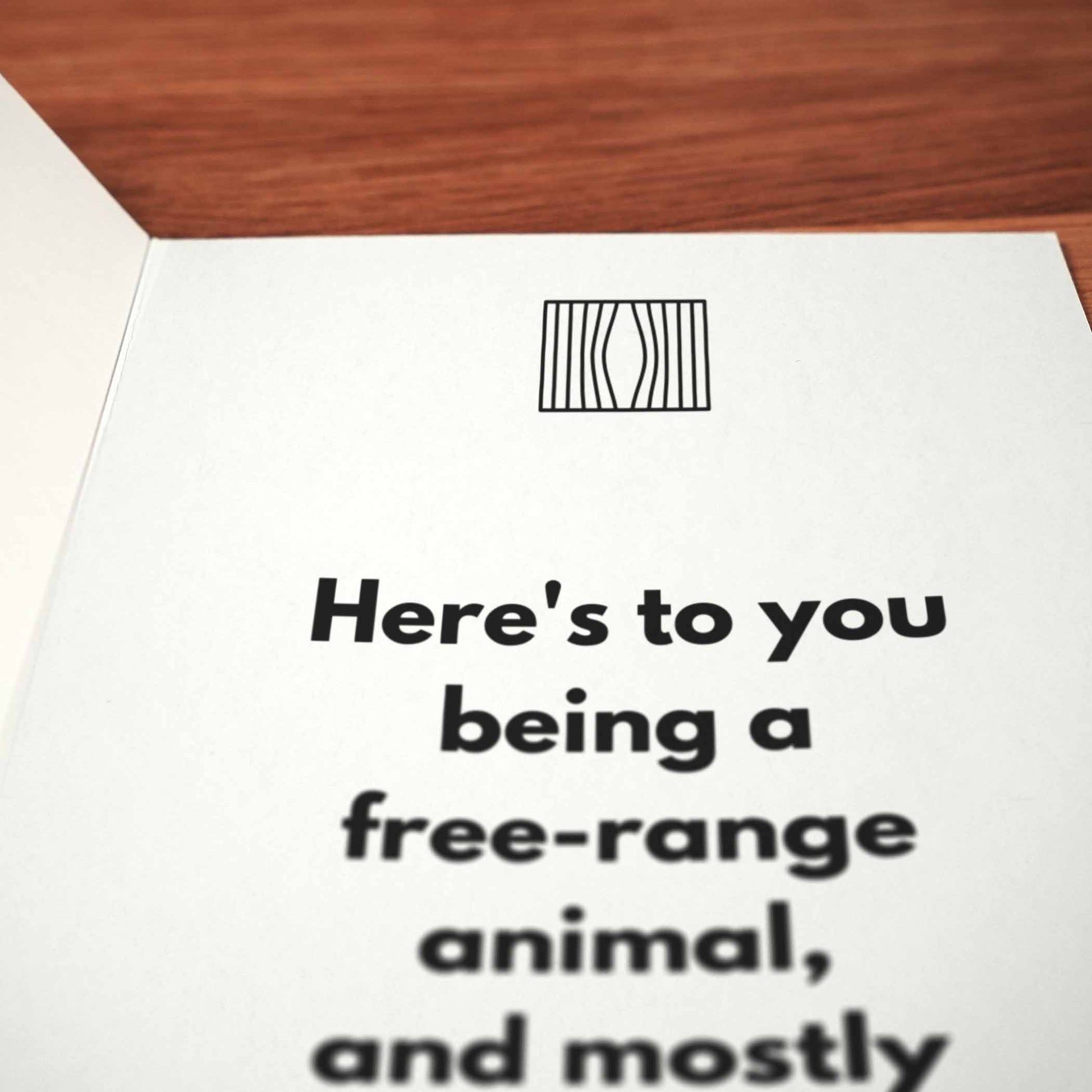 Escaped High School Graduation Card - Minimalist Studio