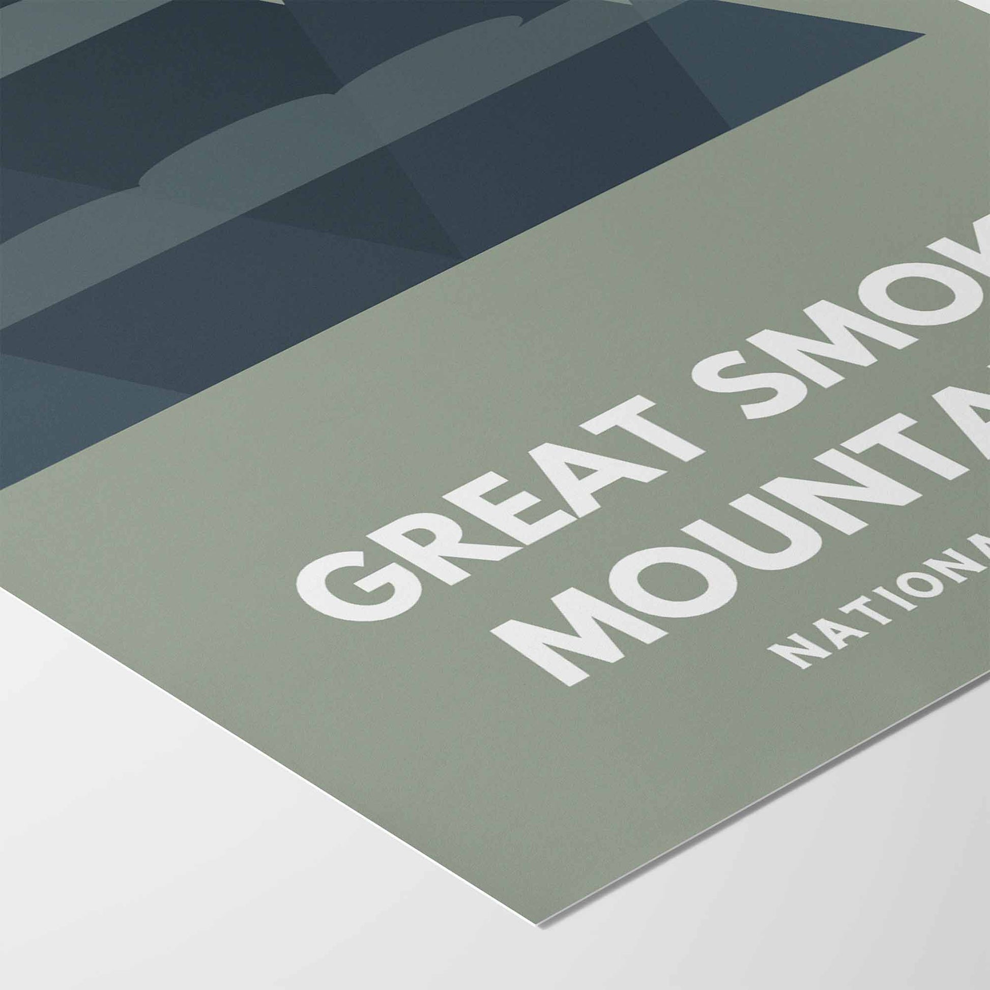 Great Smoky Mountains National Park Art Print - Minimalist Studio