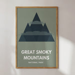 Great Smoky Mountains National Park Art Print - Minimalist Studio